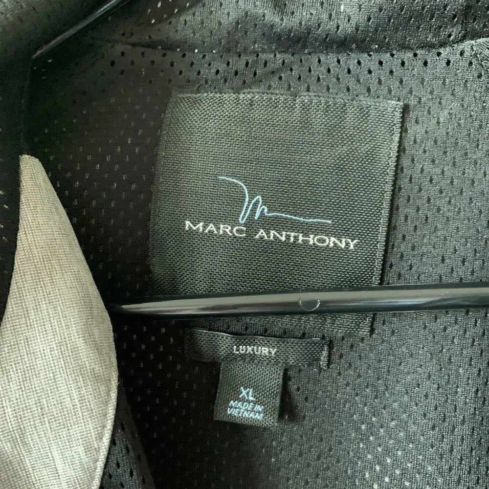 Marc Anthony‎ Luxury Windbreaker Jacket Men’s Size XL Lightweight With Hood MINT - Picture 4 of 8